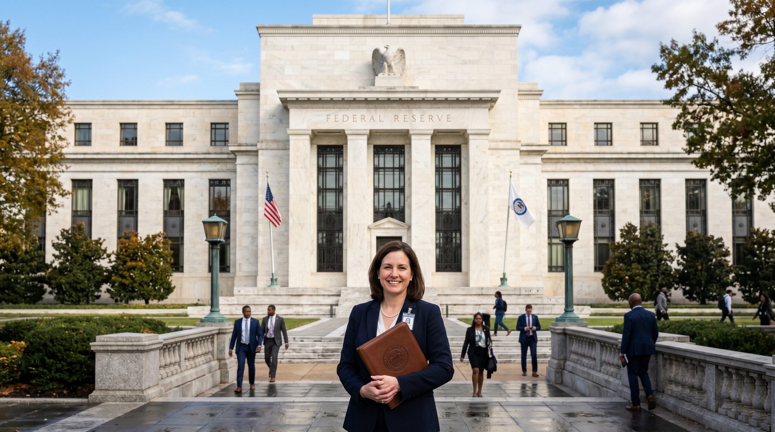 Gedung Federal Reserve menjadi pusat perhatian pasar global dalam menentukan arah suku bunga.