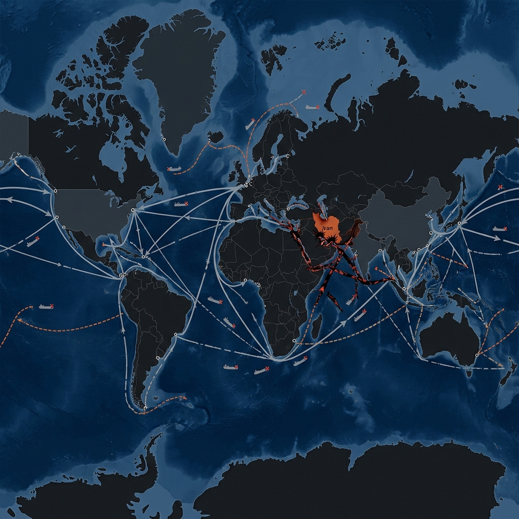 Global supply chain disruption Iran