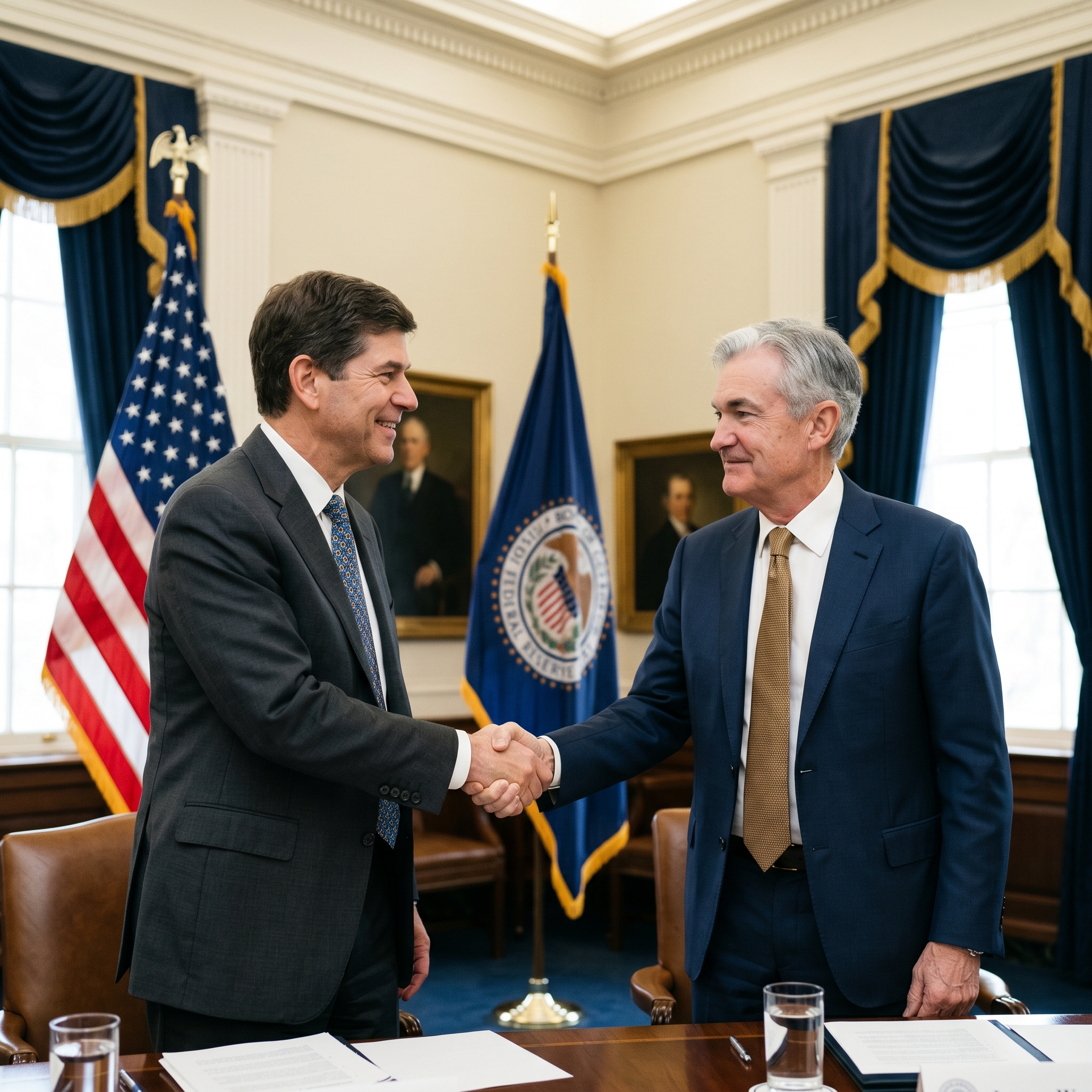 Warsh Powell leadership transition